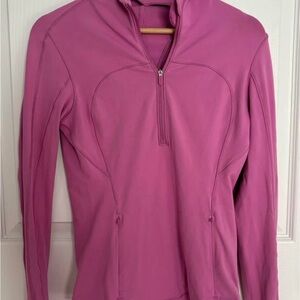 lululemon athletica Pink Half-Zip Long Sleeve Top